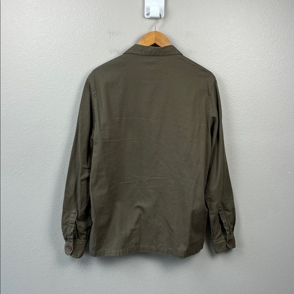 Terranova TRN1961 Rebel Camicia Military Shacket Patches Green Blouse Jacket M - Picture 6 of 10